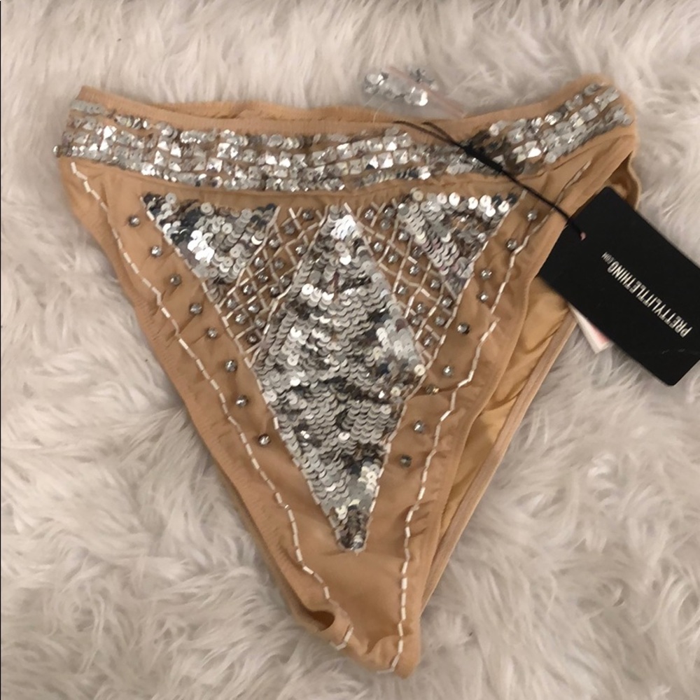 Pretty little thing rhinestone sequin bottems